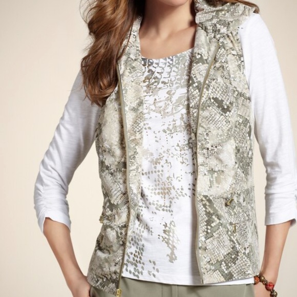 NWT Zenergy Neema Marissa Snake Vest - Picture 2 of 6